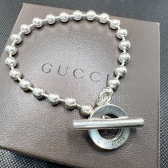 GUCCI グッチ ブレスレット ボールチェーン SV925 箱付き シルバー