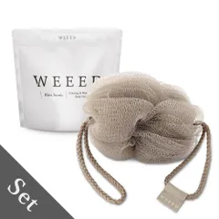 WEEED ブリススクラブ 120gのお試しサイズ＆WEEED オリジナル泡立てネット(ダブル)　セットのサムネイル