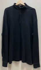 ブラック POLO RALPH LAUREN／ポロ ラルフローレン／MW21A／ポロスウェット／ハーフジップスウェット／ブラック