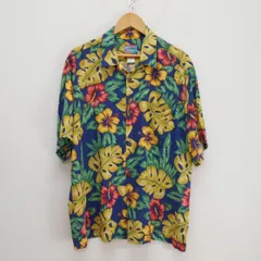 JOE KEALOHA’S ジョーケアロハス アロハシャツ ハワイアンシャツ 総柄 レーヨン ハワイ製 L 10107889のサムネイル