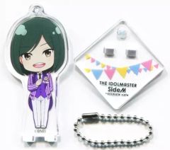 [중고] 키홀더 마스코트 (캐릭터) 키요스미 구로 [아이돌 마스터 SideM×animatecafe 트레이딩 스탠드 키홀더 Garden Party ver. A 그룹]