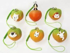 [중고] 키홀더·마스코트(캐릭터) 전 6종 세트 "귀등의 냉철 귀등형 카라코로 뿌리 첨부]