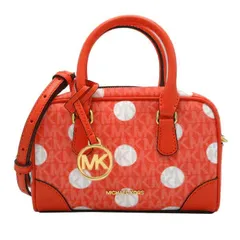 マイケルコース ハンドバッグ MICHAEL KORS ポルカドット エクストラスモール 2WAY 35S5G7OC0N RED CLAY アウトレット レディース
