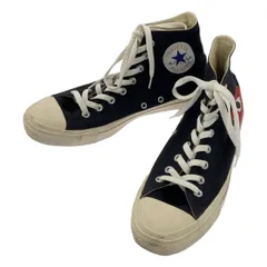 PLAY COMME des GARCONS / プレイコムデギャルソン | CONVERSE CHUCK TAYLOR ALL STAR HI コンバース チャックテイラー オールスター ハイカット スニーカー | 27 | ブラック / レッド | メンズ