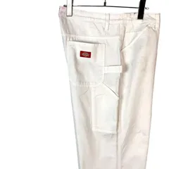 Dickies ペインターパンツ ホワイト デカ履き バイカー 山田蓮 ペンキ デッドストック 90s ディッキーズ ワイド ペインター パンツ