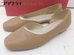 ◇ ◎ Oriental Traffic オリエンタルトラフィック スクエアトゥ パンプス サイズ37 ブラウン レディース 【中古】 【1105170002034】