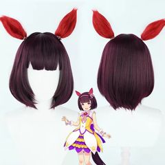 ウマ娘 プリティーダービー ニシノフラワー コスプレ ウィッグ