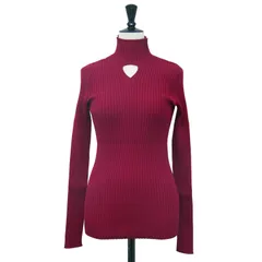 美品 BOTTEGA VENETA ライトウェイトメリノハイゲージニット レッド 美品 BOTTEGA VENETA ライトウェイトメリノハイゲージニット レッド