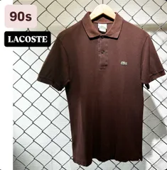 【90s】Japan製 LACOSTE ワニロゴ 長袖 ポロシャツ ブラウン 5 LACOSTE 長袖ポロの買い足し～増えるワニ～ - そろそろ趣味