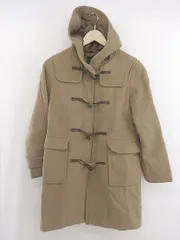 ◇ Another Edition アナザーエディション 牛革 長袖 ダッフル コート サイズS ベージュ系 レディース E  【1304200037507】