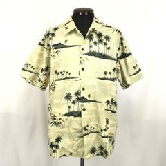 Sun Surf アロハシャツ 鶴柄 イエロー レーヨン100% M - メルカリ
