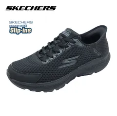 SKECHERS スケッチャーズ 128615 ブラック ハンズフリー スリップインズ レディース スニーカー ゴーラン コンシステント 2.0 エンデュア 靴