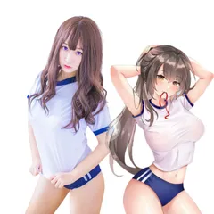 体操服 ブルマ 大きいサイズ コスプレコスチューム 女装フルバックブルマ 紺色 男の娘 メンズL～4L エッチのサムネイル