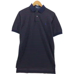 古着 ラルフローレン Ralph Lauren POLO by Ralph Lauren 半袖 ボーダー ポロシャツ メンズS相当/eaa554648