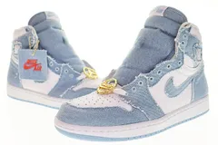 ナイキ NIKE WMNS AIR JORDAN 1 RETRO HI OG DENIM 2022 27cm DM9036-104 ウィメンズ エア ジョーダン I レトロ ハイ デニム 【ブランド古着ベクトル】【中古】240526