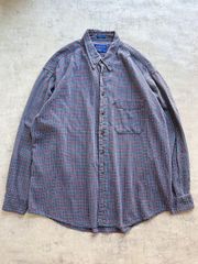 90's PENDLETON cotton-flannel check shirt