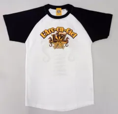 【中古】衣類 L’Arc～en～Ciel ROCK T-SHIRT(Tシャツ) ホワイト×ブラック Mサイズ 「L’Arc～en～Ciel TOUR 2008 L’7 ～Trans ASIA Via PARIS～」