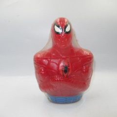 1991 Spider-Man Bank Piggy Bank Figure Doll Plush Toy Vintage MARVEL