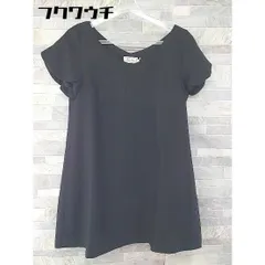 ◇ anatelier アナトリエ 半袖 ミニ ワンピース サイズ38 ブラック レディース 【中古】 【1103010008628】