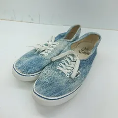 ◇ ⊂ VANS バンズ デニム スニーカー サイズ7H ブルー系 メンズ E  【1502060030366】