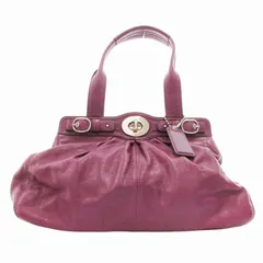 ✨未使用級✨COACH オールドコーチリュックターンロックパープル紫色