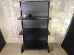 【 什器デポ 】什器セット 単体 片面 パネル 黒アイリスオーヤマ ゴンドラ什器 システム什器 コンビニ什器 ディスプレイ オカムラ 中日販売