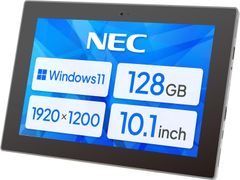 【フォロワ割】 NEC 10.1インチタブレット PC-VKF11U Celeron N4100 メモリ4GB ストレージ128GB ACアダプター付き Webカメラ付き スピーカー内蔵 HDMI出力端子 Windows11