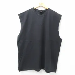 XL/古着 ハーレーダビッドソン ノースリーブ Tシャツ メンズ 無地 大きいサイズ コットン クルーネック 黒 ブラック spe 25jun21 中古