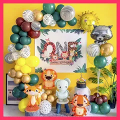 バルーン ガーランド 誕生日 動物 アニマル 風船 飾り付け セット  バルーン ガーランド 誕生日 動物 ア ★売れ筋★おすすめ おしゃれ　人気 20211123-7