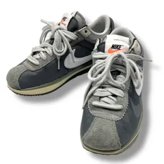 美品 sacai×NIKE サカイ ナイキ  ZOOM CORTEZ SP ズーム コルテッツ ローカット スニーカー シューズ 靴 厚底 スエード DQ0581-001 灰色 グレー 24.5cm レディース 通年 ゴーゴー古着久喜倉庫店 No.1226