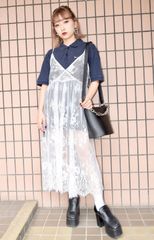 POPPY WAVE TULLE CAMI TUNIC キャミソールあさぎーにょ - メルカリ