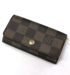 【2708】ヴィトン ダミエ ミュルティクレ4 N62631 TH1024 キーケース レディース ブランド小物 LOUIS VUITTON 4連キーケース レザー