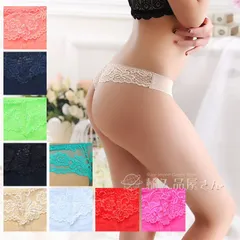 Tバック ショーツ レディース シームレス ブラジリアン ローライズ レース セクシー パンティー パンツ ラインが出ない 響きにくい シースルー 極薄 スケスケ 透け 大きいサイズ 白ホワイト 黒ブラック ピンク肌色ベージュ 赤レッド★2