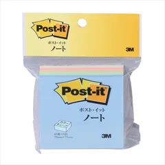 ポストイット 付箋 キューブ パステルカラー 75×50mm 225枚×1パッド CP-23