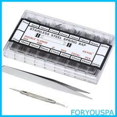 【数量限定】パーツ バネ棒腕時計 バネ棒 ベルトバネ棒セット 18サイズ（8mm－25mm）ステンレス製 時計用工具 バネ棒用工具 腕 ピンセット、バネ棒はずし付きのサムネイル