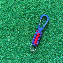 FC東京 カラー パラコード カラビナキーリング 青赤 Jリーグチームカラー