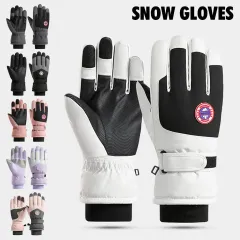 スキーグローブ メンズ レディース タッチパネル 手袋 スノボウェア スノーボード グローブ アクセサリ スノボ スキーウェア 5本指 スマホ
