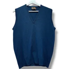 Verlana JOHN SMEDLEY ジョンスメドレー メリノウールニットベスト ウール100% ニット ベスト 英国製 青 ブルー 38サイズ メンズ 秋 ゴーゴー古着久喜倉庫店 鴻474
