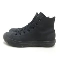 H■【23.5】コンバース/CONVERSE ALL STAR HI シンセティックレザー ハイカットスニーカー/黒/LADIES■17【中古】