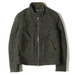 TOMORROWLAND トゥモローランド ジャケット HARRIS TWEED ハリスツイード メランジ ツイードブルゾン 裏キルティング カーキのサムネイル