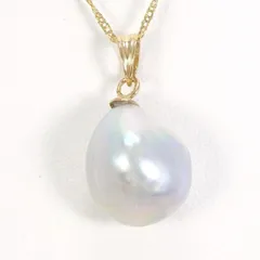 K18YG　ネックレス　パール（真珠）　総重量約3.2g　約44cm