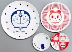 【中古】皿・茶碗 D.ドラえもん＆ドラミ GO!GO!皿4枚セット 「サントリー×ドラえもん」 絶対もらえるキャンペーン2019春景品