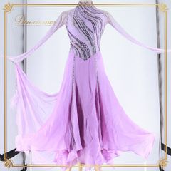 限定特価】社交ダンスワンピース 準正装 パーティワンピース