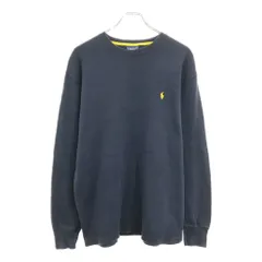 Polo by Ralph Lauren ポロ ラルフローレン SLEEPWEAR 長袖サーマルＴシャツ ネイビー(メンズ L)中古 古着 v4583