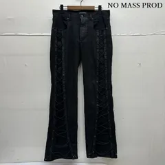 パンツ NO MASS PROD 07GLM LACEDUP DENIM JEANS NO MASS PROD 07GLM LACEDUP DENIM JEANS