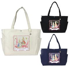 トートバッグ 0645 [PETER RABBIT(TM) ピーターラビット(TM)] キャンパストート 肩掛け A4サイズ対応 レディース
