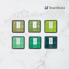 （単品）シヤチハタ いろもようわらべ グリーン系 _