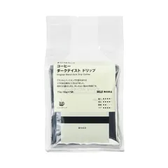 無印良品 オリジナルブレンドコーヒー ダークテイスト ドリップ 70ｇ(10ｇ×7袋) 83782115