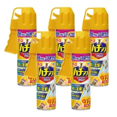 アースジェット ハチアブ ハチアブマグナムジェット 蜂駆除スプレー [550ml5本入] (アース製薬)のサムネイル