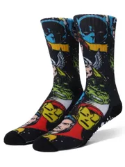 HUF Galactic Heads Socks Black 靴下 ソックス 送料無料のサムネイル